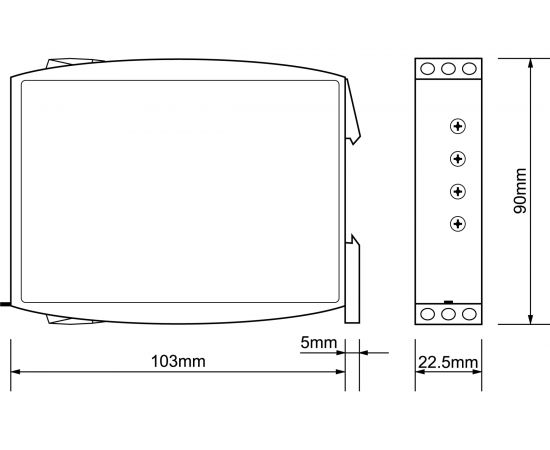 TELE Реле контроля напряжения G2UM300VL20 24-240VAC/DC 2390304 – изображение 2