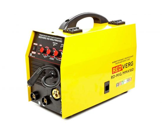 Сварочный бестрансформаторный аппарат REDVERG RD-MIG/MMA160 полуавтомат 6632722 – изображение 2