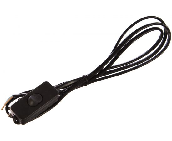 Черный сетевой кабель с плоской вилкой Volsten S-LRBK, 9351 – изображение 2