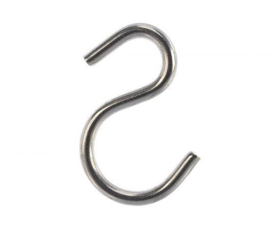 S-образный крюк ЕВРОПАРТНЕР асимметричный, 36х4х12х19, нержав. сталь, 2 шт. G2 9824 1 – изображение 2
