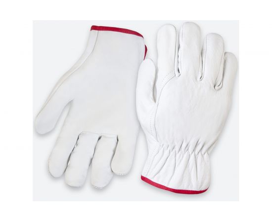 Защитные сварочные перчатки Jeta Safety краги, из кожи буйвола, белые JLE421-8/М – изображение 2