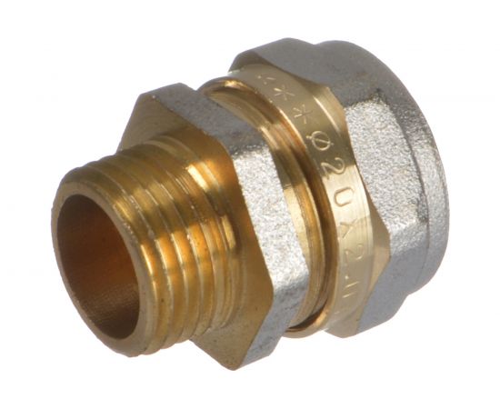 Патрубок Terma 1/2x20 мм штуцер-цанга ТRm 01051 35062:166 – изображение 3