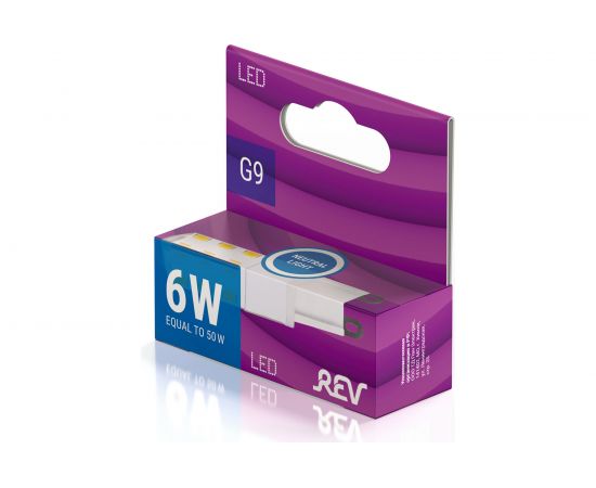 Светодиодная лампа REV JCD G9 6W, 4000К 32384 6 – изображение 3