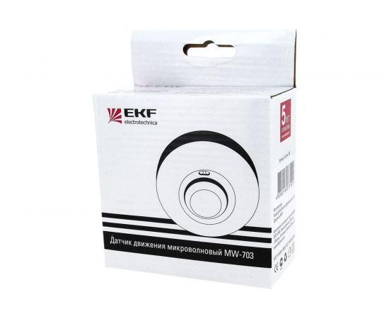 Микроволновый датчик движения EKF MW-703 1200Вт, IP20 PROxima dd-mw-703 – изображение 3