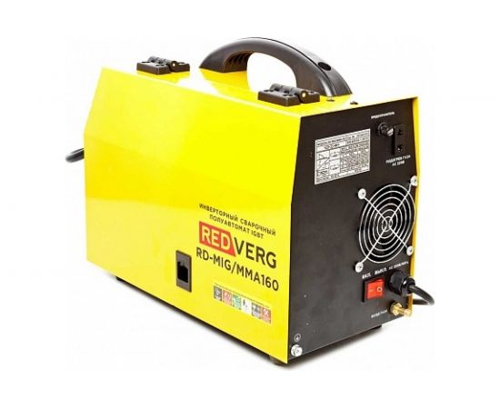 Сварочный бестрансформаторный аппарат REDVERG RD-MIG/MMA160 полуавтомат 6632722 – изображение 3