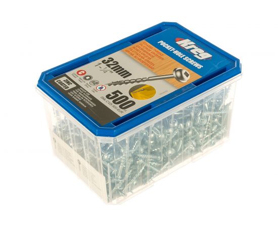 Шурупы KREG с мелким шагом, 1-1/4"", 500 шт. SML-F125-500-INT – изображение 3