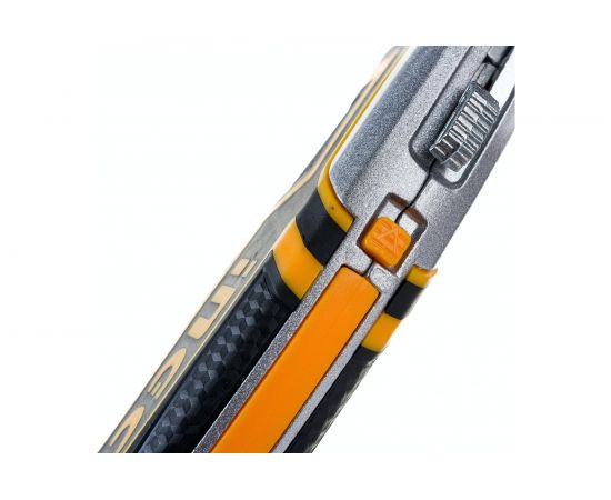 Универсальный нож INGCO 180х61х19 мм 5 лезвий INDUSTRIAL HUK6118 – изображение 3