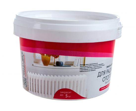 Акриловая эмаль для радиаторов отопления OLECOLOR 0.5 кг 4300006116 – изображение 4