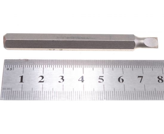 Набор насадок для ударной отвертки шлиц АвтоDело 5, 6, 8, 9х80 мм S2 Professional 40005 10377 – изображение 4