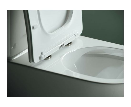 Напольная пристенная безободковая чаша унитаза Ceramica Nova STAR Rimless CN1904-B – изображение 4