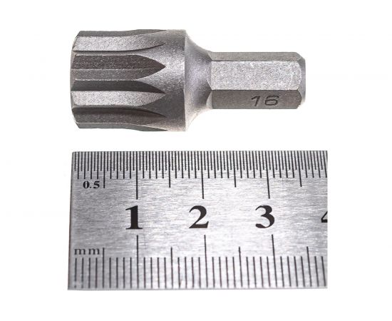 Двенадцатигранная короткая бита Hans XZN на 5/16 16 мм 082-4M16:123 – изображение 4