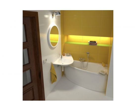 Умывальник Ravak AVOCADO правый, белый, с отверстием XJ1P1100000 00000018563 – изображение 4