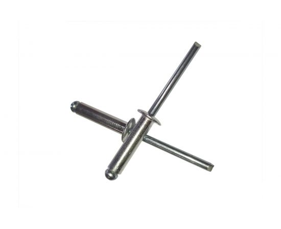 Вытяжная заклепка ZAMETAL 4x20 нержавеющ. сталь, DIN 7337, A2, уп. 500 шт. ZA519719 – изображение 5