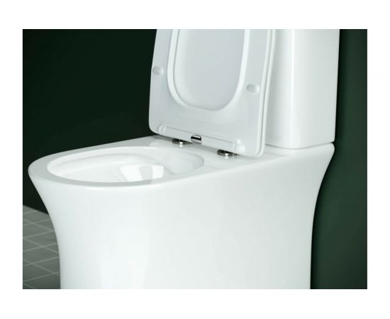 Напольная пристенная безободковая чаша унитаза Ceramica Nova STAR Rimless CN1904-B – изображение 6