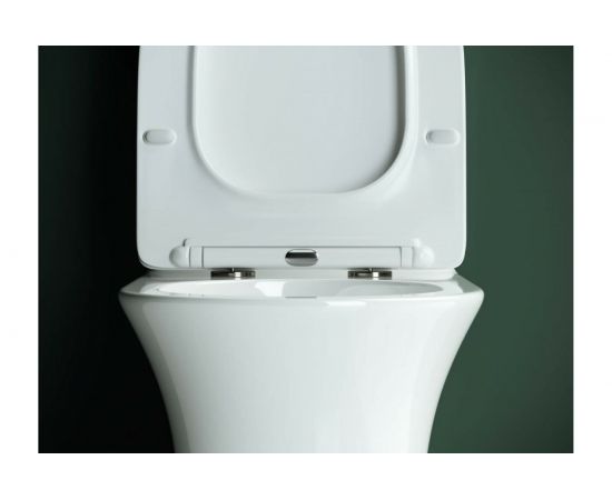 Напольная пристенная безободковая чаша унитаза Ceramica Nova STAR Rimless CN1904-B – изображение 8