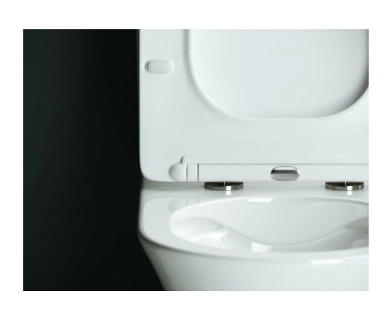 Напольная пристенная безободковая чаша унитаза Ceramica Nova STAR Rimless CN1904-B – изображение 9