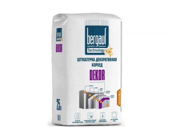 Декоративная штукатурка Bergauf Dekor (короед; 25 кг) 7453 