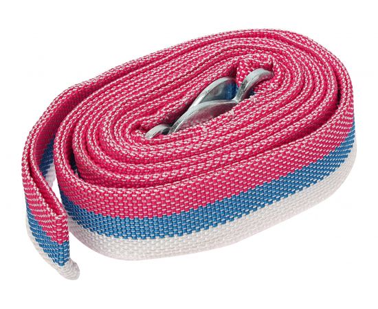 Буксировочный ленточный трос с крюками в пакете АВТОСТОП 12000 кг, 6м AB-12K 