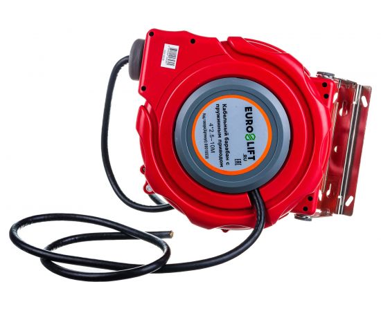 Кабельный барабан EURO-LIFT модели 315J кабель: 4х2,5мм; 10м; резина 00018538 