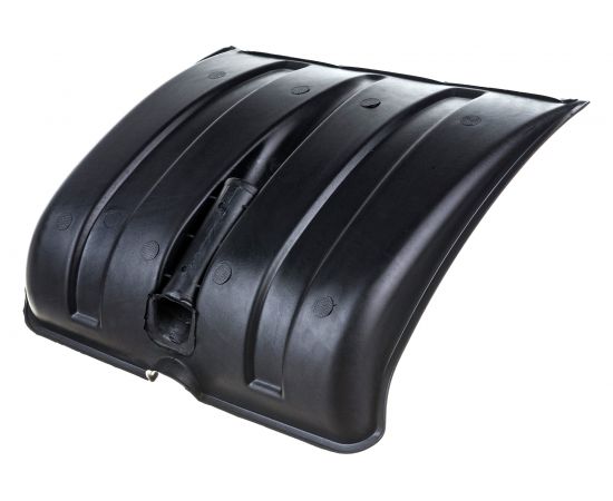 Пластмассовая снеговая лопата с оцинкованной планкой ON 380х365 мм, тулейка 32 мм 24-01-001 – изображение 2