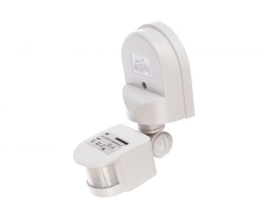 Детектор движения IEK ДД 008 1100Вт, угол обз., 180град., дальн. 12м, IP44, бел. LDD10-008-1100-001 – изображение 2