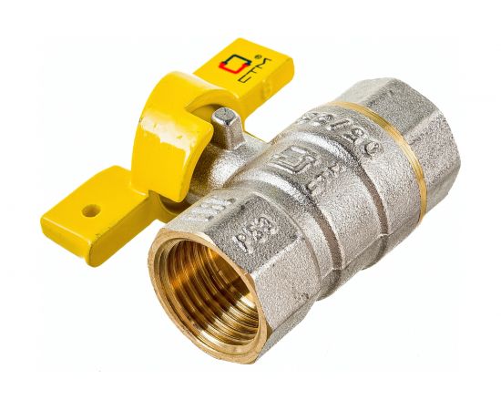 Шаровой кран для газа СТМ ГАЗ 1/2"", г/г, бабочка CGFFB012 – изображение 2