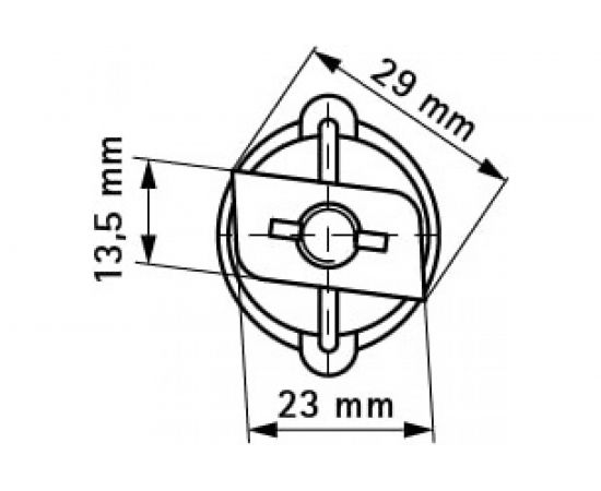 Монтажный болт Walraven BIS RapidRail Hammerfix, M8, 50, оцинкованная сталь 6523805 – изображение 2