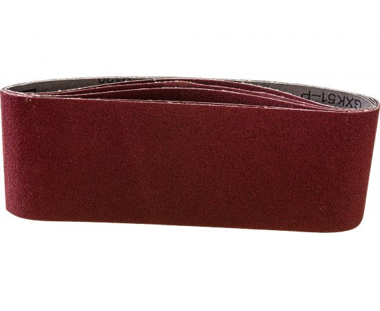 Лента шлифовальная бесконечная СТАНДАРТ на тканевой основе (5 шт; 100х610 мм; P120) для ЛШМ Зубр 35343-120 – изображение 3