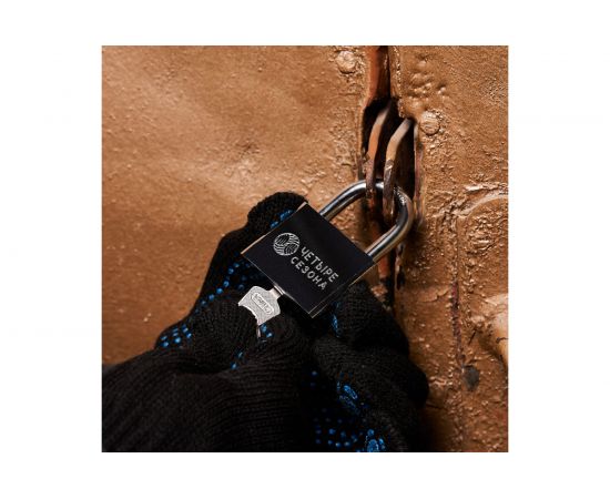 Навесной замок ЧЕТЫРЕ СЕЗОНА серия Сталь, 50 мм 79-0035 – изображение 3