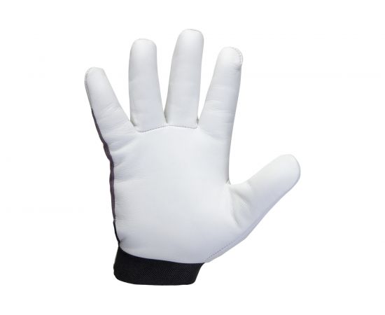 Кожаные перчатки Jeta Safety Winter Mechanic, цвет черный/белый JLE305-10/XL – изображение 3