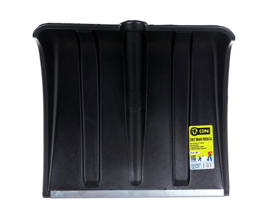 Пластмассовая снеговая лопата с оцинкованной планкой ON 380х365 мм, тулейка 32 мм 24-01-001 – изображение 4