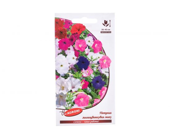 Семена Агрони Петуния МНОГОЦВЕТКОВАЯ 3165 – изображение 4