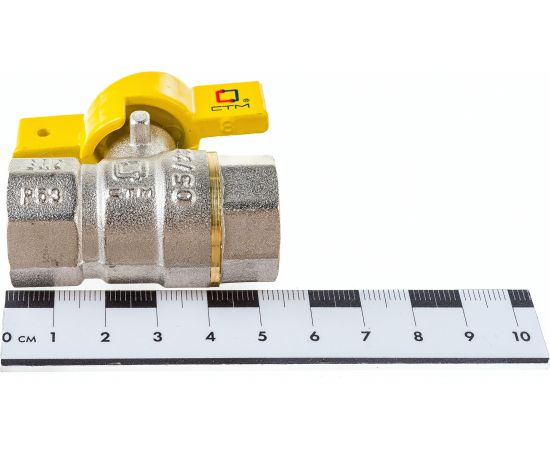 Шаровой кран для газа СТМ ГАЗ 1/2"", г/г, бабочка CGFFB012 – изображение 4