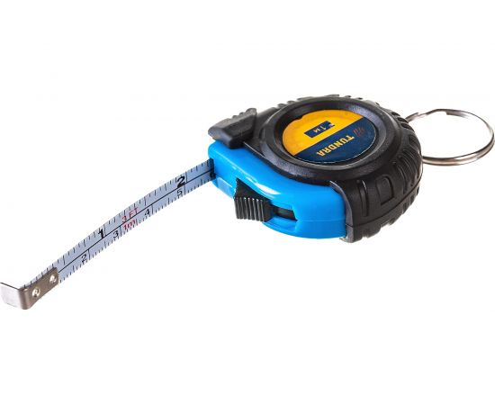Рулетка TUNDRA-брелок обрезиненный корпус, 1 м х 6 мм 3295780 – изображение 4