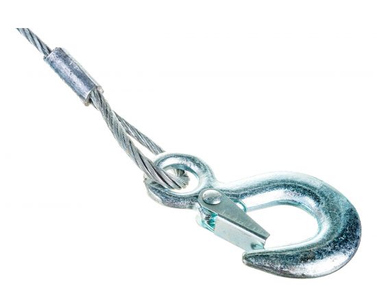 Буксировочный металлический трос General Technologies 5т, d 6мм, с крюками, 5 м, в сумке GT-TRM05 – изображение 4