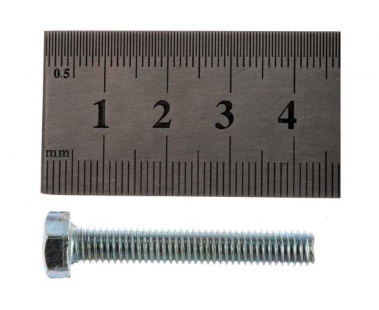 Болт с шестигранной головкой Метизный двор 6x40 DIN 933. 6 шт. 4607173905963 – изображение 4