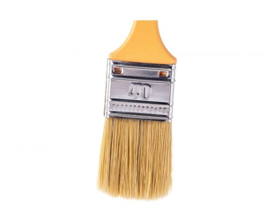 Кисть DECOR Неделька Среда 40х12 мм, светлая смешанная щетина, пласт. ручка 126025 – изображение 5
