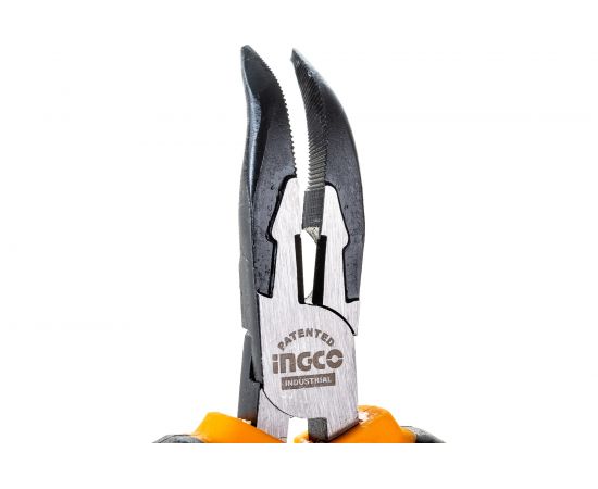 Изогнутые тонкогубцы INGCO 160мм INDUSTRIAL HBNP28168 – изображение 6