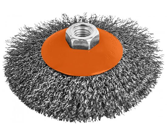 Кордщётка радиальная мягкая с наклоном (115 мм; М14) для МШУ РОССНА Р860659 