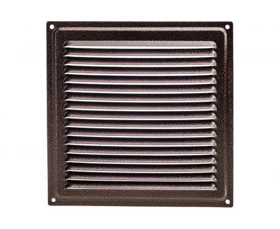 Решётка металлическая с сеткой (170 x 240 мм; медная) Эвент ВРС 