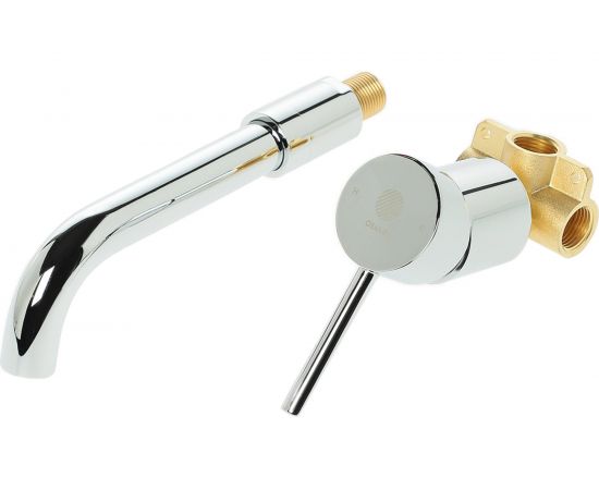 Смеситель для раковины скрытого монтажа Orange Karl хром M05-722cr 