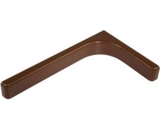 Консоль с декоративной накладкой Tech-Krep 120 мм, коричневый, 1 шт. 129949 