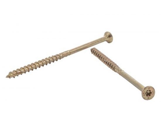 Шуруп Rusconnect CS 04545 с/нарез. д/дерева, потай, 4,5х45, 200 шт. Желтый цинк 314545 