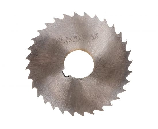 Фреза дисковая отрезная (80х5.0х22 мм; Р6М5; z=32; прорезной зуб; без ступицы; с ш/п) TORNERI 039654 