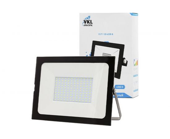 Прожектор VKL electric LED 150W SMD VLF7-150-6500-B 13500Lm 220V, IP65, черный 1/10 1013405 