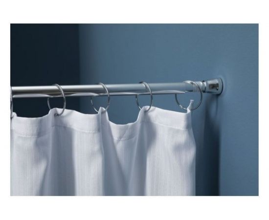 Подвесной крючок для карниза Aquanet 12 шт, кольцо, металл, хром SH0357A 00202349 – изображение 2