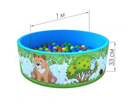 Сухой бассейн Romana Зверята ДМФ-МК-02.52.01 СГ000002750 – изображение 2