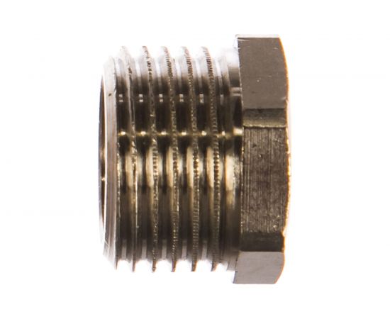 Футорка НВ 1/2х1/4 никелированная Uni-Fitt 604N2000 – изображение 2