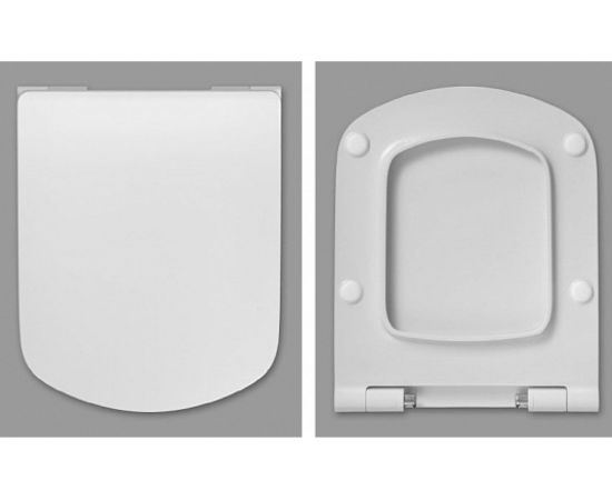 Тонкое сиденье с крышкой ROCA ZRU9302991 DAMA SENSO дюропласт, soft close 00000062009 – изображение 2
