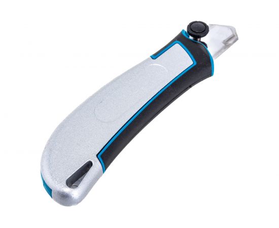 Резак с выдвижным лезвием РемоКолор Aluminium profi, обрез. Al корпус, автоматический фиксатор, 19-0-303 – изображение 2